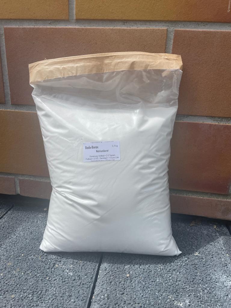 Basische bäder badeborax